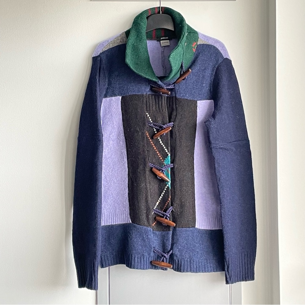URBAN OUTFITTERS PRELOVED Colourful Patchwork Cardigan